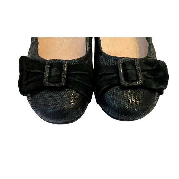 Abeo BIO System Black Tabitha Slip On LEATHER Ballet FLATS w/ ARCH SUPPORT-Sz 9N - Picture 16 of 16